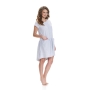Maternity breastfeeding nightdress by DN (light grey)