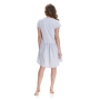 Maternity breastfeeding nightdress by DN (light grey)