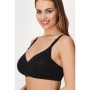 Soft nursing bra Mama Easy (black)