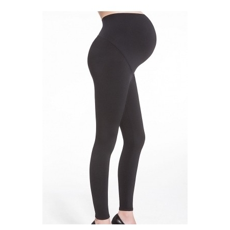 Warm maternity leggings Anabel by Bas Bleu (black)