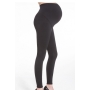 Warm maternity leggings Anabel by Bas Bleu (black)