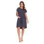Maternity nursing nightdress by DN (dark grey)