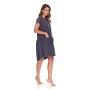 Maternity nursing nightdress by DN (dark grey)