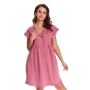 Organic cotton nightdress by DN (pink)